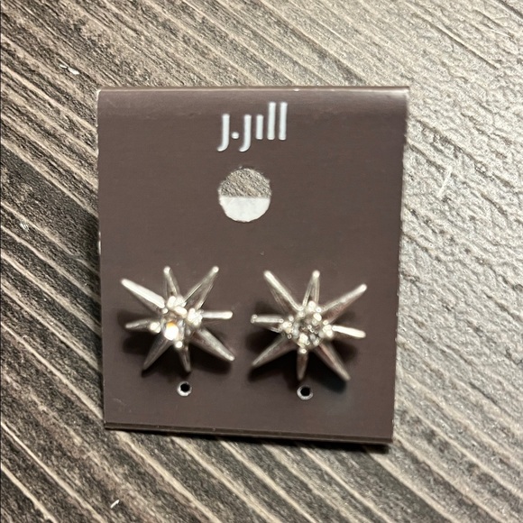 J. Jill Jewelry - J Jill Star pierced earrings. Stars with rhinestones in the middle. New